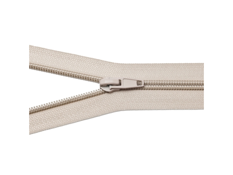 SPIRALREIßVERSCHLUSS 5 AUTO LOCK TEILBAR 30 CM (101)   HELLBEIGE