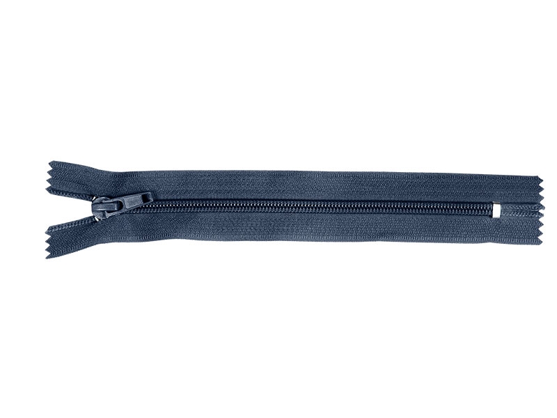 SPIRALREIßVERSCHLUSS 5 AUTO LOCK NICHT TEILBAR 18 CM DUNKELBLAU 398