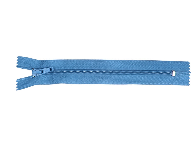 SPIRÁLOVÝ ZIP ŠÍŘE 5 AUTO LOCK NEDĚLITELNÝ 16 CM MODRÝ 144