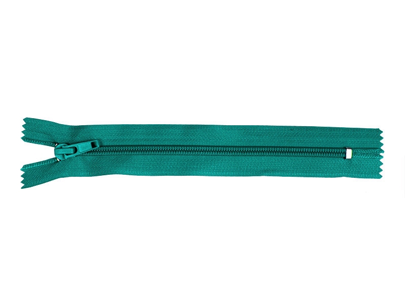 SPIRALREIßVERSCHLUSS 5 AUTO LOCK NICHT TEILBAR 18 CM TÜRKIS 906