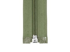 Spirálový zip 5 neoddělitelný automatický zámek 16 cm (170) olivově zelený