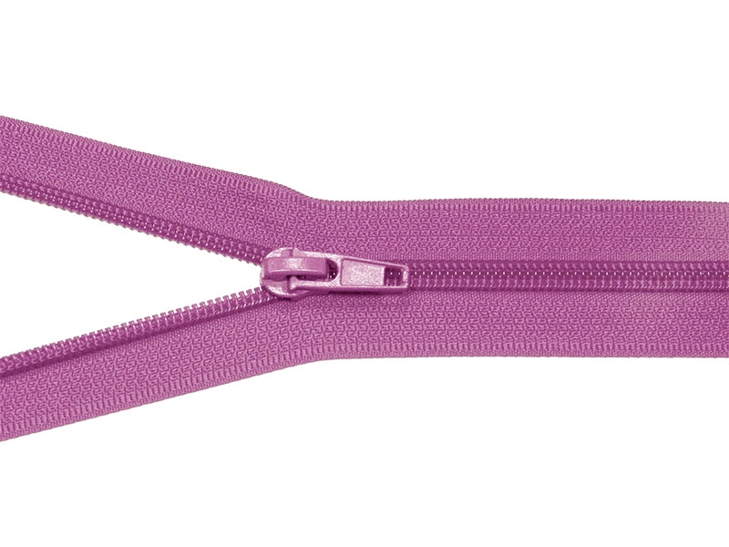 Zamek błyskawiczny spiralny 5 nierozdzielczy auto lock 18 cm (375) fioletowy Zamek błyskawiczny spiralny 5 nierozdzielczy auto lock 18 cm (375) fioletowy