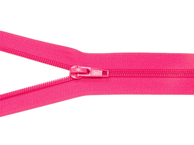 SPIRÁLOVÝ ZIP ŠÍŘE 5 AUTO LOCK NEDĚLITELNÝ 16 CM RŮŽOVÝ 516