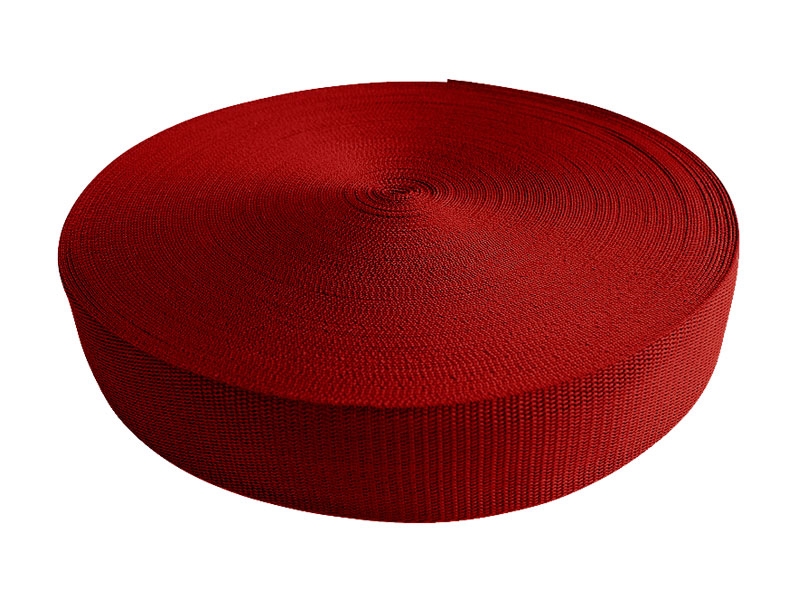 Taśma nośna polipropylenowa  15 mm / 1,3 mm czerwona (519)
