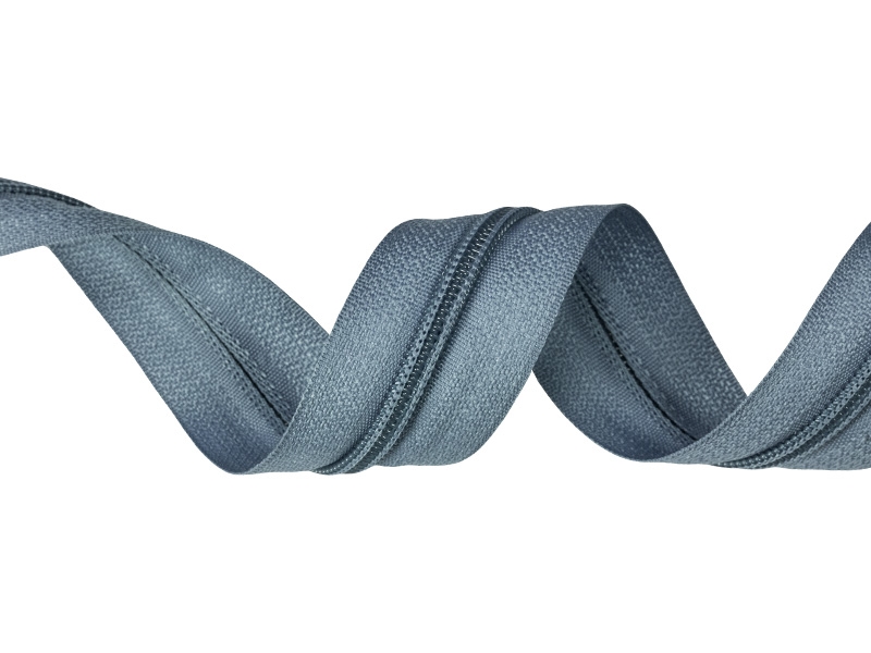 Spiral zipper tape with cordel 3 (578) dark grey