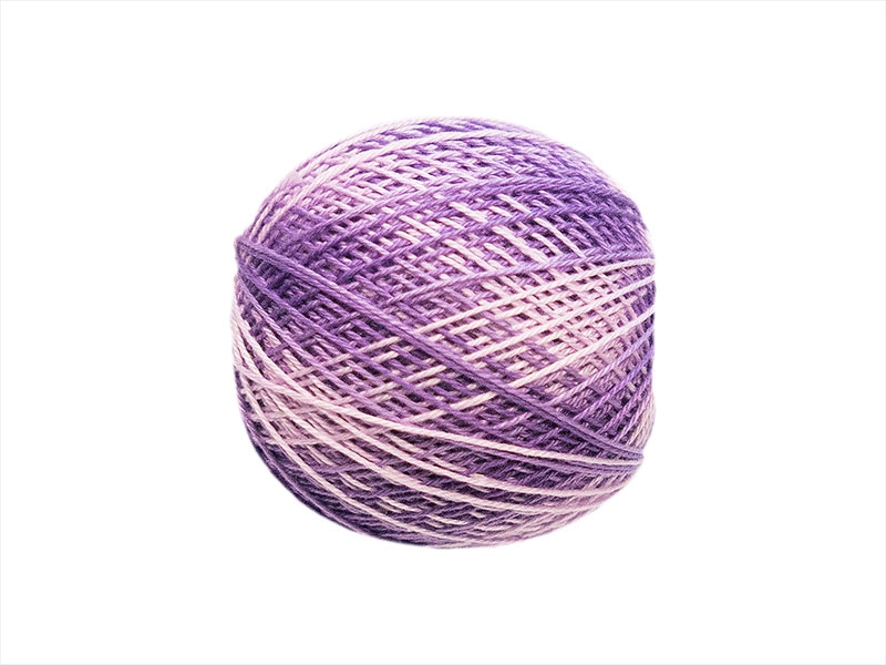 COTTON YARN KAJA 15 VIOLET OMBRE (0342) 30G