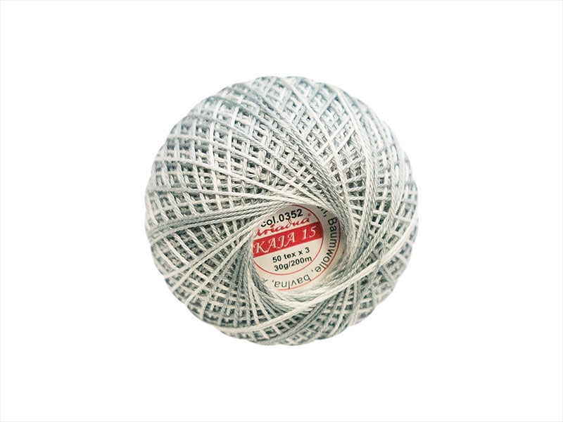 COTTON YARN KAJA 15 GREY OMBRE (0352) 30G