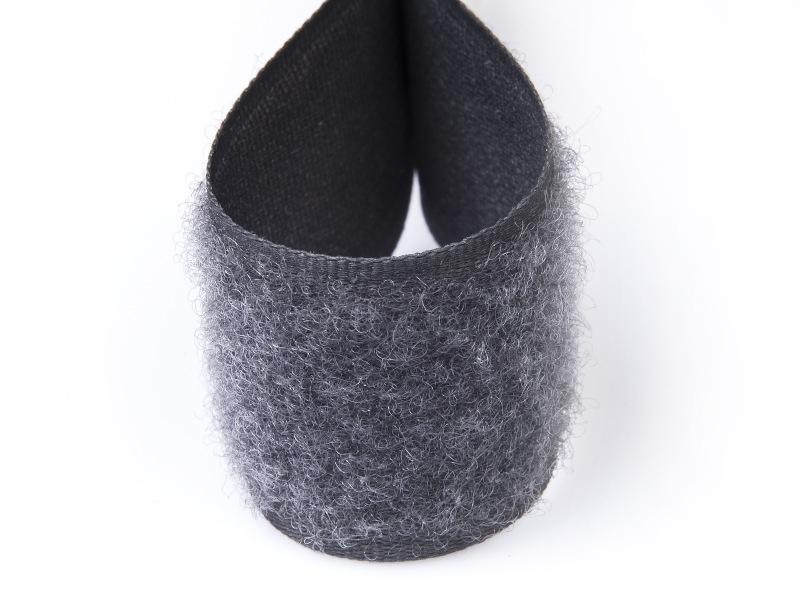 Zipová páska  tmavě šedá 306 polyester/nylon poutko 25 m