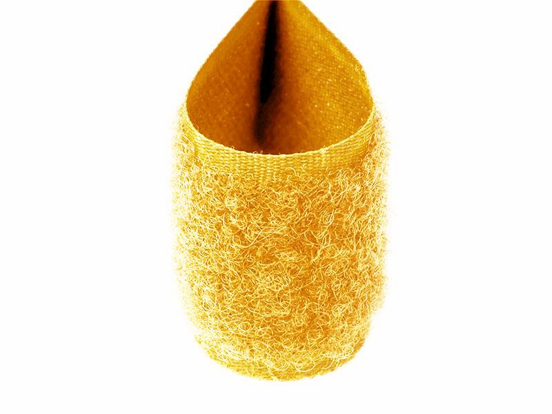 Hook and loop tape yellow 056 polyester/nylon loop 25 mb Hook and loop tape yellow 056 polyester/nylon loop 25 mb