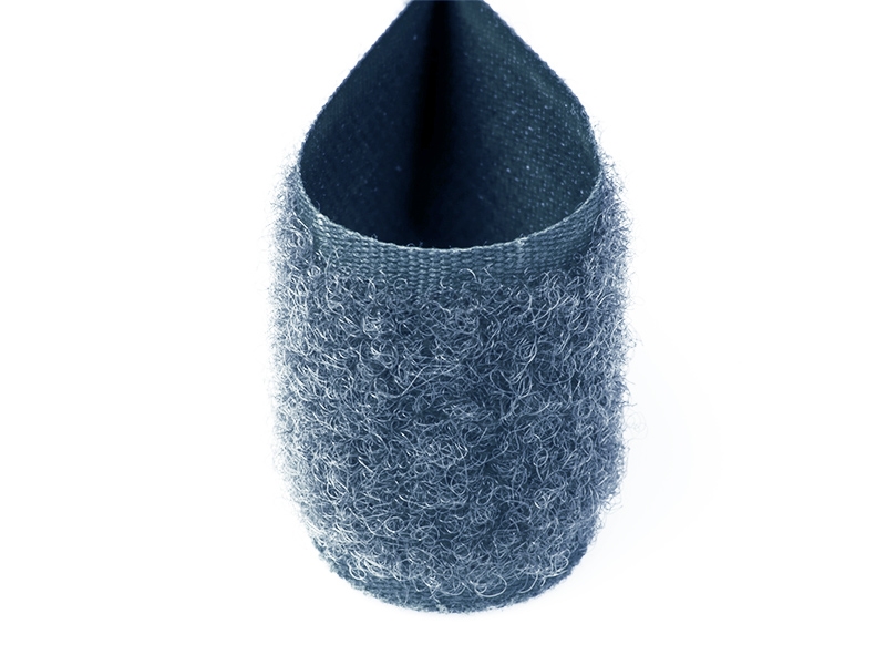 Hook and loop tape  dark blue 280 polyester/nylon loop 25 mb