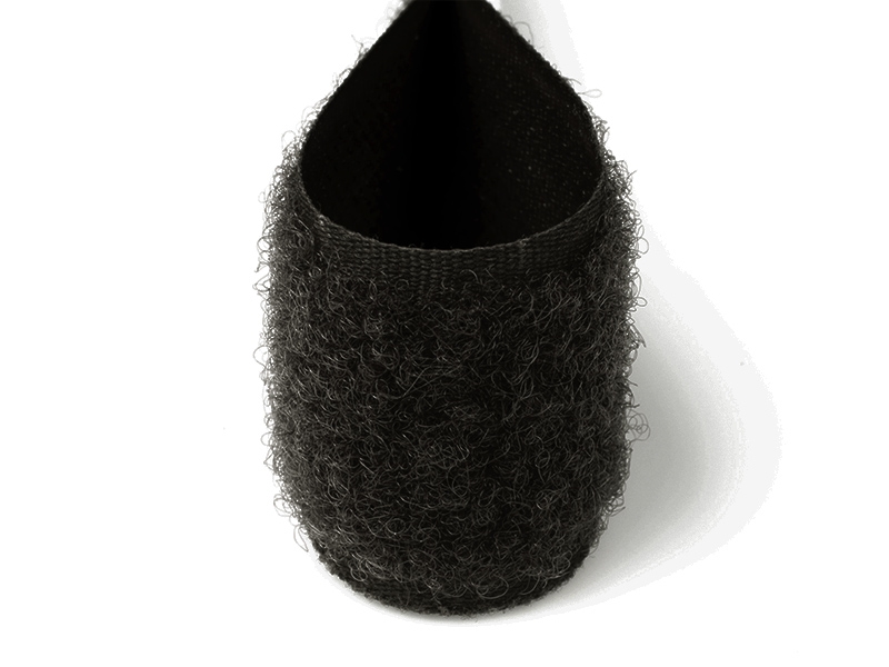 Hook and loop tape anthracite 916 polyester/nylon loop 25 mb Hook and loop tape anthracite 916 polyester/nylon loop 25 mb