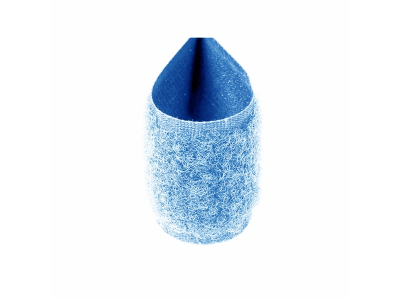 Hook and loop tape  light blue 351 polyester/nylon loop 25 mb