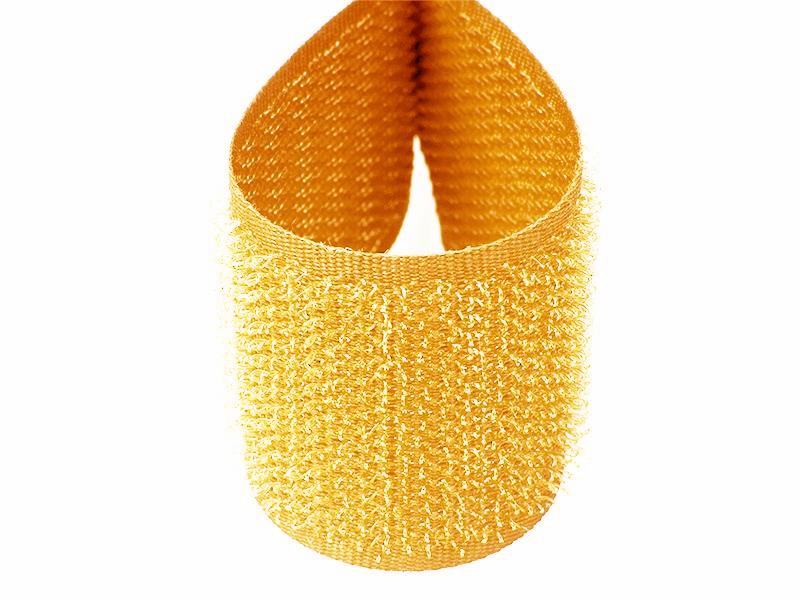 Hook and loop tape yellow 056 polyester/nylon hook 25 mb Hook and loop tape yellow 056 polyester/nylon hook 25 mb