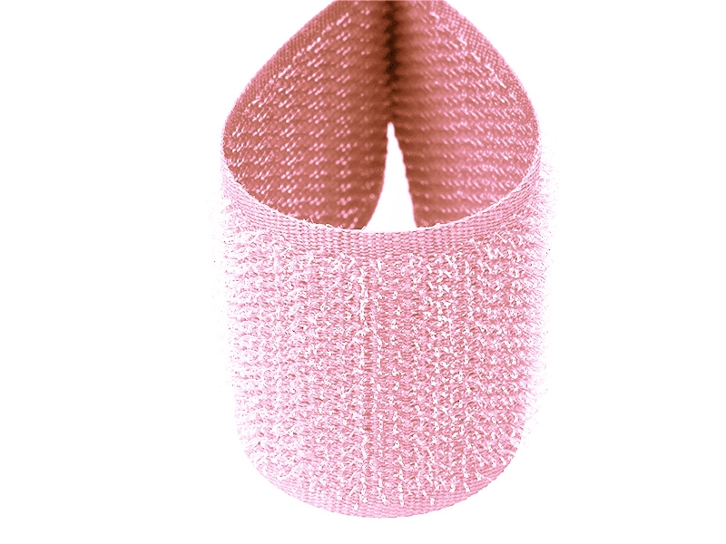 Hook and loop tape pink 515 polyester/nylon hook 25 mb Hook and loop tape pink 515 polyester/nylon hook 25 mb