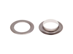Oczko metalowe z podkładką  5/8.5/4 mm nikiel