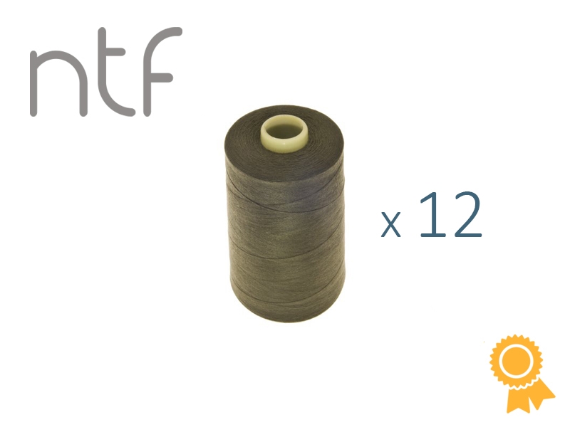 POLYESTEROVÉ NITĚ NTF 40/2OLIVE INTENSE A855  1000 m x 12 ks