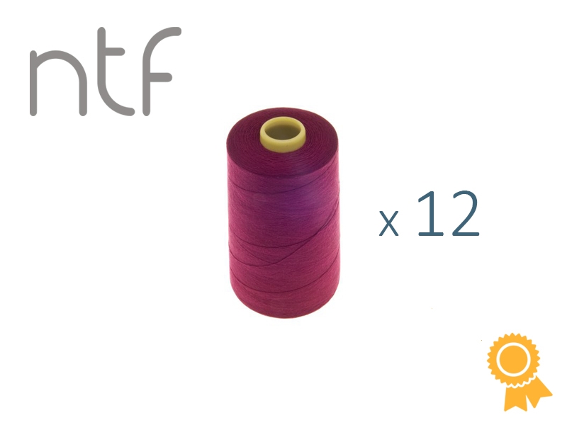 POLYESTER THREADS NTF 40/2 PINK VIOLET A580 1000 M x 12 PCS.