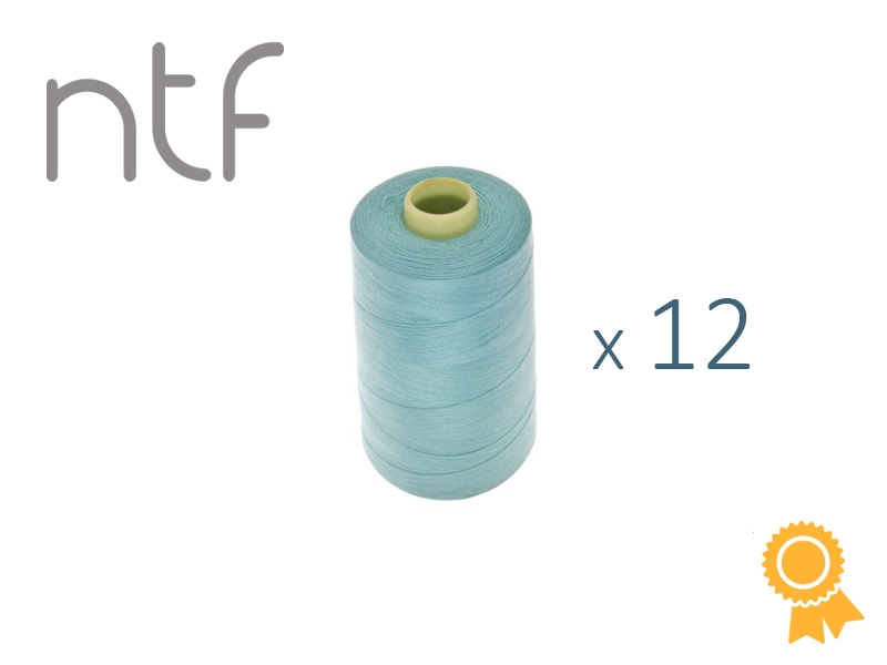 POLYESTER THREADS NTF 40/2 MINT  A608 1000 M x 12 PCS.
