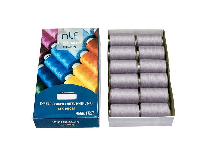 POLYESTEROVÉ NITĚ NTF 40/2MYSI A725  1000 m x 12 ks