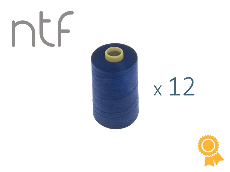 POLYESTEROVÉ NITĚ NTF 40/2SAFÍR A801  1000 m x 12 ks