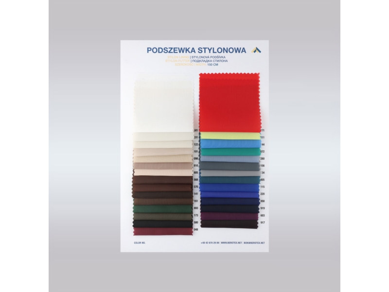 Produkt farbe stoff polyesterfutter