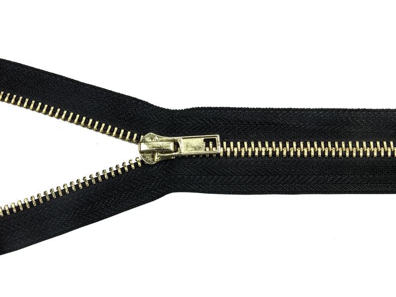 KOVOVÝ ZIP ŠÍŘE 5 AUTO LOCK NEDĚLITELNÝ 16 CM ČERNÝ 580 50 KS