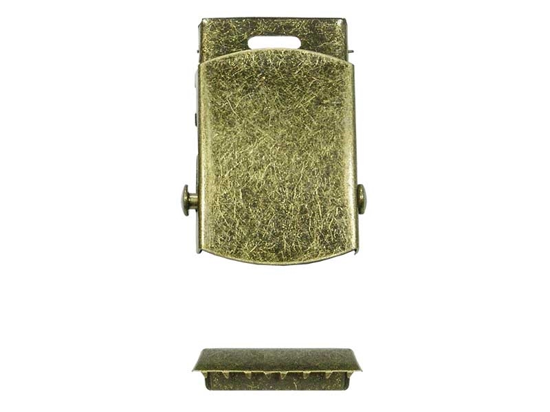 Automatikschließe aus metall 32 mm bona altgold 1 st.