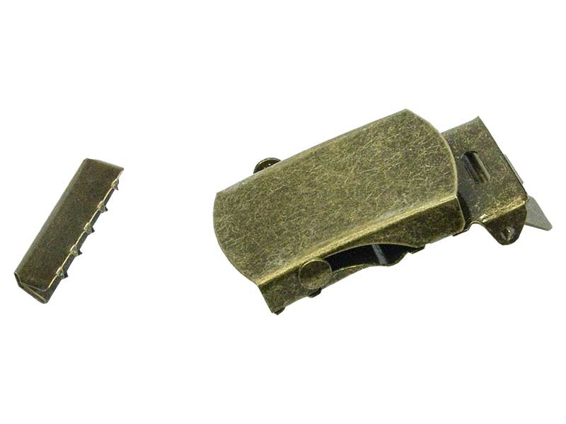 Automatikschließe aus metall 32 mm bona altgold 1 st.