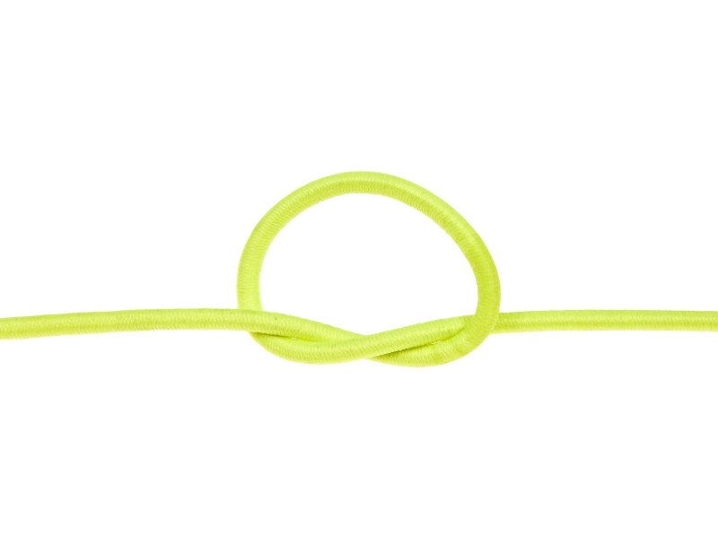 Gummikordel 2 mm Neon-Limettengrün  1003 polyester 50 lm