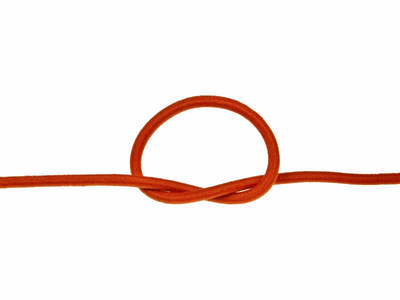 Elastic cord 3 mm orange 053 polyester 50 mb Elastic cord 3 mm orange 053 polyester 50 mb