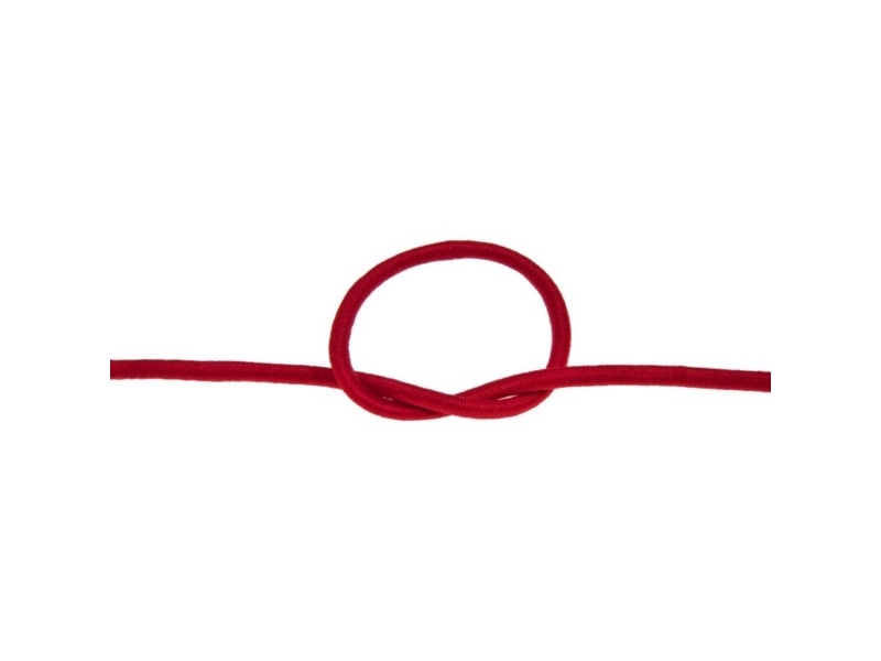 Elastic cord 3 mm red 620 polyester 50 mb