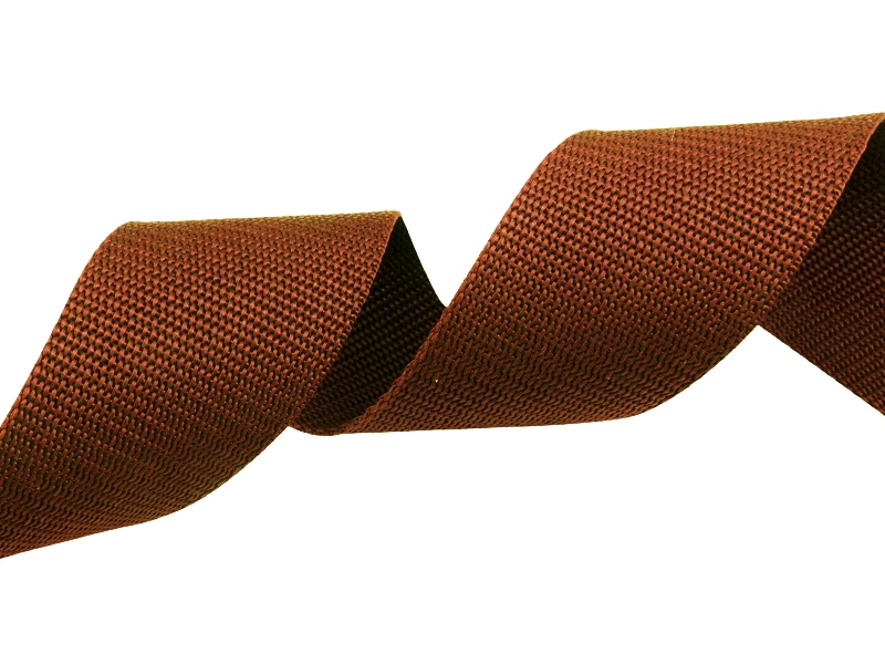 Webbing pp 15 mm / 1,3 mm dunkelbraun 236 50 mb Webbing pp 15 mm / 1,3 mm dunkelbraun 236 50 mb