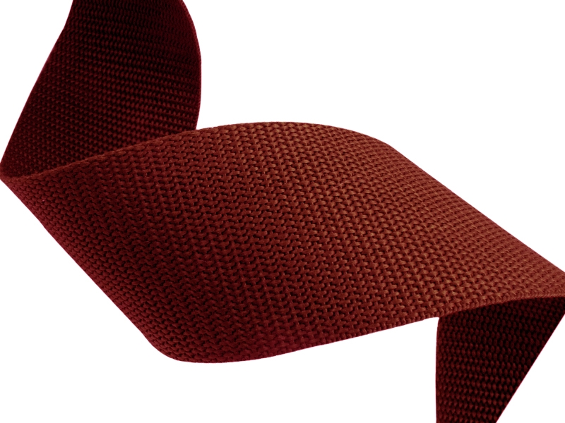 Webbing pp 15 mm / 1,3 mm&nbspmaroon  520 50 mb