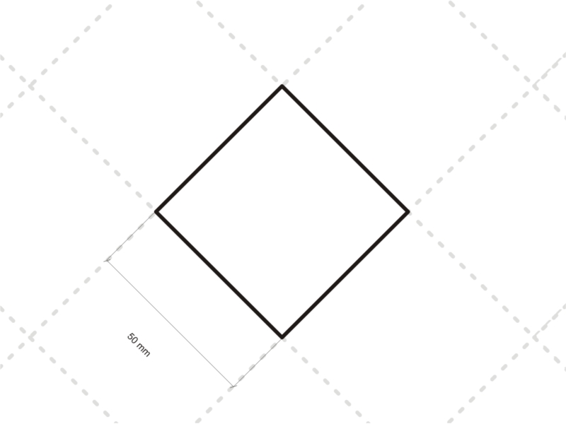 Podszewka pikowana karo 5x5 cm  (058) granatowa