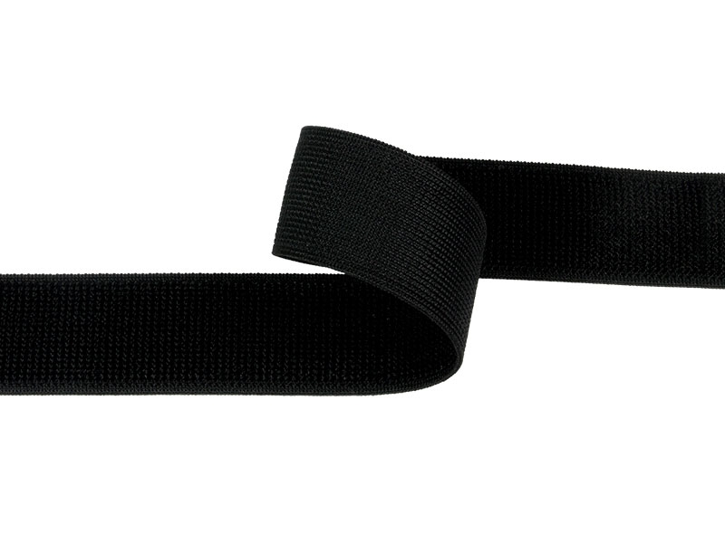 Flexibel klettverschlussband  schwarz 580 nylon flausch 20 yd