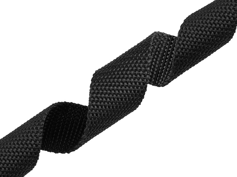TRAGBAND  20 MM / 2,0&nbsp MM SCHWARZ 580 PP 50  LM