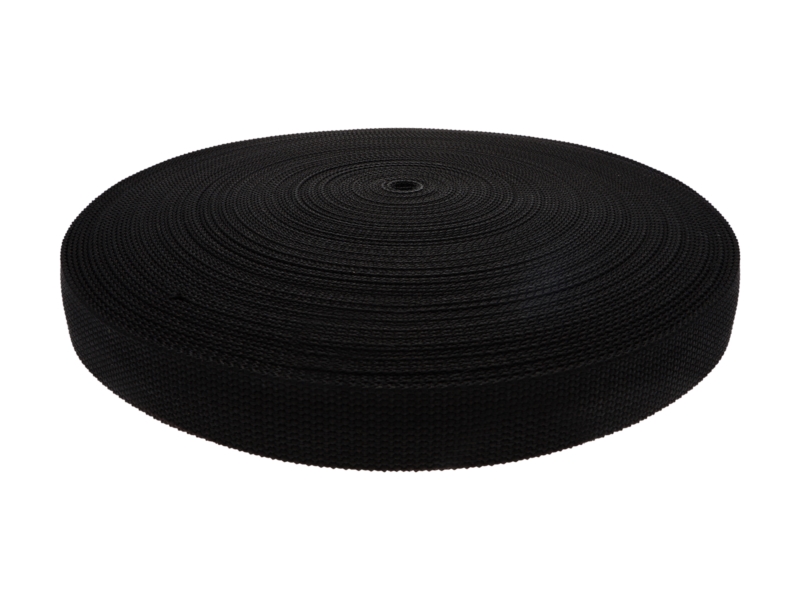 TRAGBAND  20 MM / 2,0&nbsp MM SCHWARZ 580 PP 50  LM