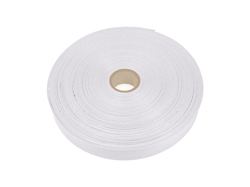 Grosgrain ribbon 20 mm/0,40 mm white (501)