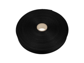 20 mm / 0,40 mm rypsová stuha černá (580)