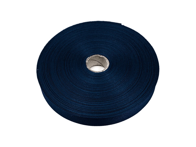 Rypsová stuha 20 mm/0,40 mm tmavomodrá (919)