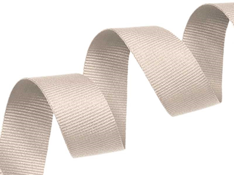 Grosgrain ribbon 20 mm/0,40 mm light beige (122) Grosgrain ribbon 20 mm/0,40 mm light beige (122)