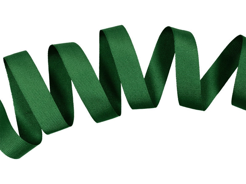 Grosgrain ribbon 20 mm/0,40 mm dark green (295) Grosgrain ribbon 20 mm/0,40 mm dark green (295)