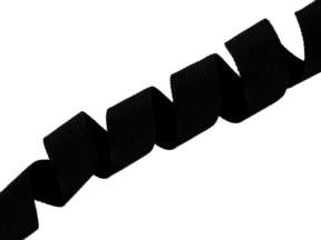 Grosgrain-Band 25 mm schwarz (580)