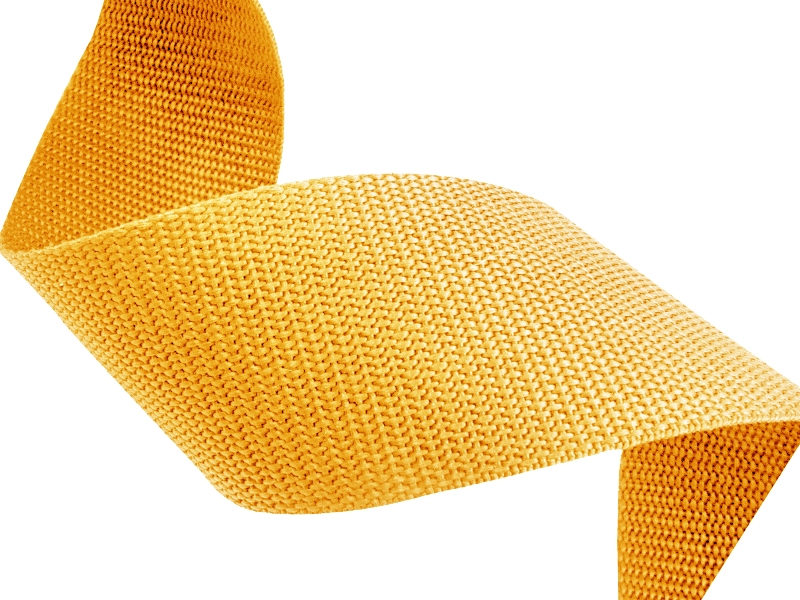 Webbing pp 15 mm / 1,3 mm&nbspyellow 178 50  mb
