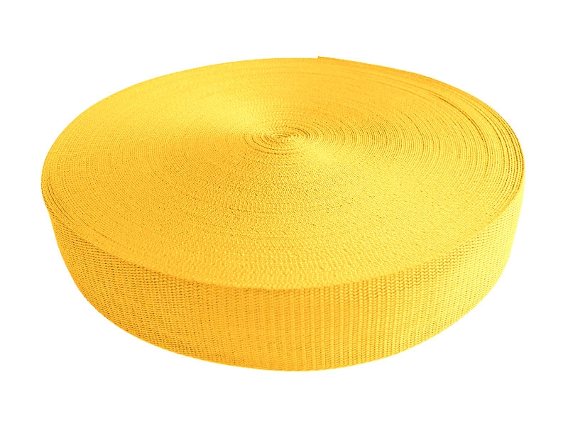 Webbing pp 15 mm / 1,3 mm&nbspyellow 178 50  mb