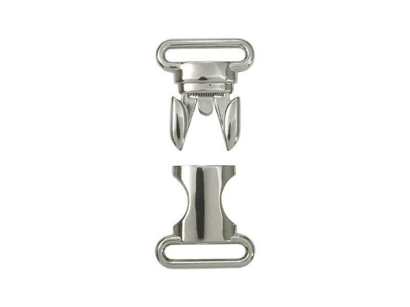 Kovová svorka 0324-3025 20 mm nikl lesk 1 ks