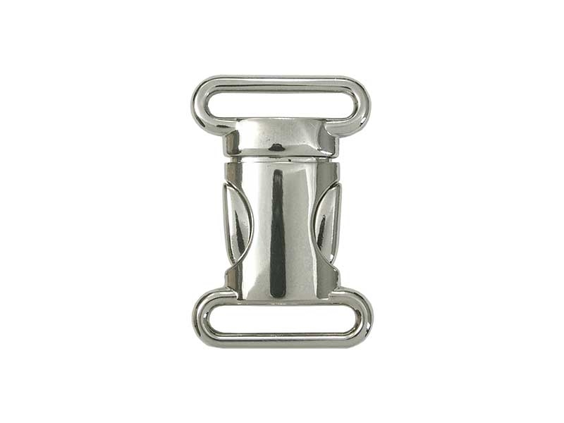Gürtelschnalle aus metall 0324-3025 25 mm nickelglanz 1 st.