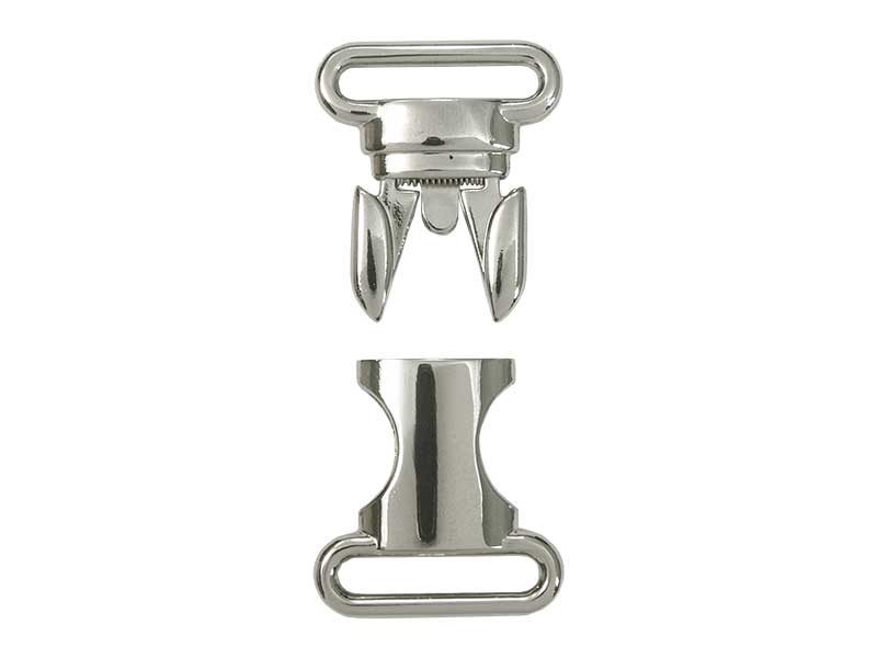 Gürtelschnalle aus metall 0324-3025 25 mm nickelglanz 1 st.
