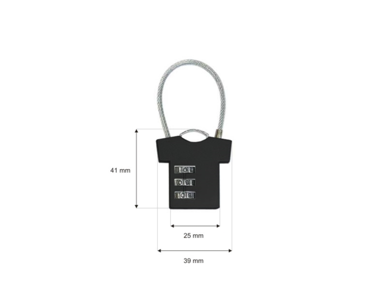 METAL PADLOCK COMBINATION LOCK 117 1 PCS