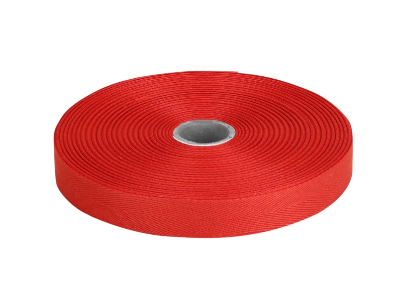 Baumwollköperband 25 mm/0,35 mm Rot (620)